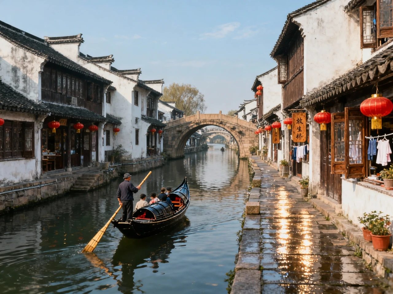 Pueblo de agua de Zhujiajiao
