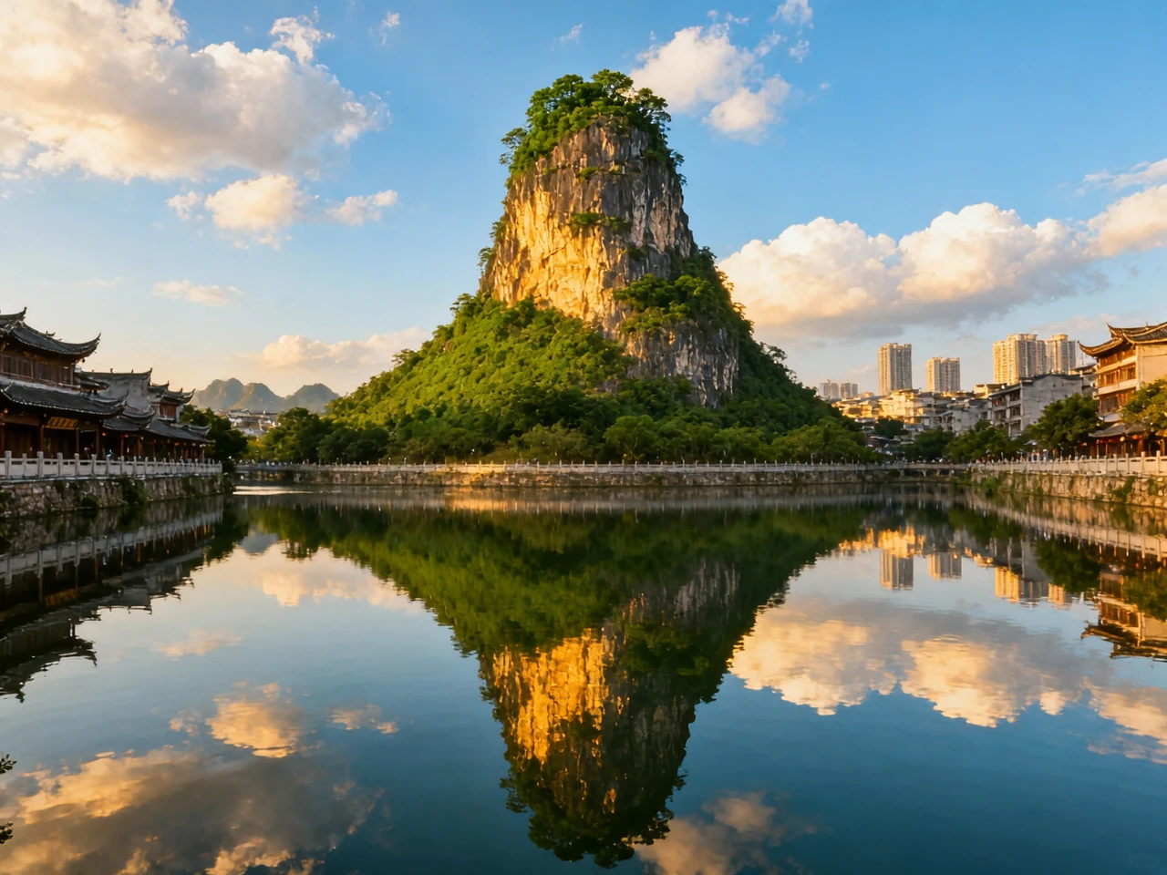 象鼻山・独秀峰