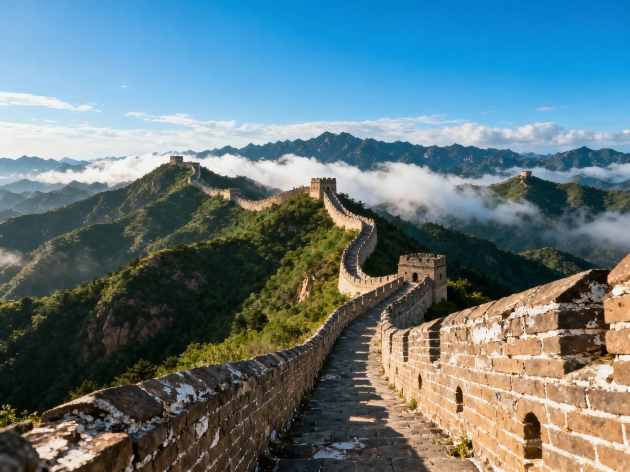Gran Muralla de Mutianyu en escala